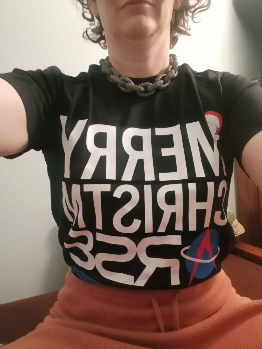 Customer photo review of A.R.S.E. Christmas Tee