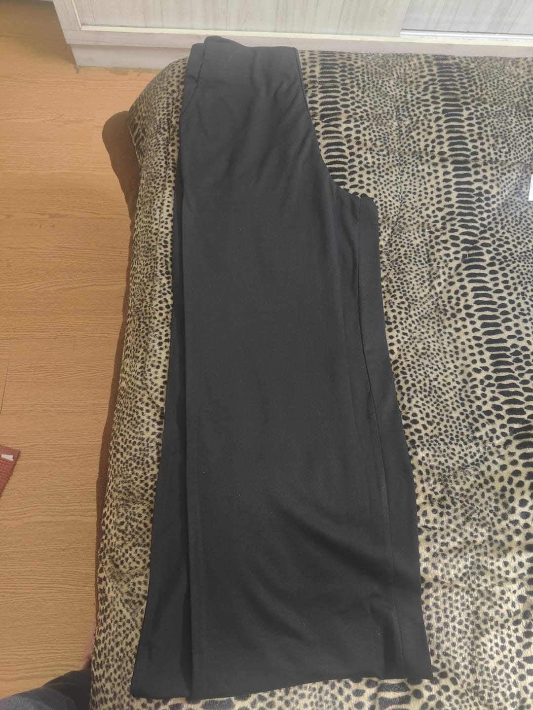 Customer photo review of Black Wide Leg Pants