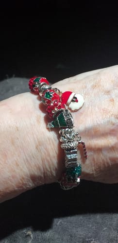 Customer photo review of Help For Paws™ Christmas Bracelet *Limited Edition*