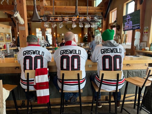 Customer photo review of Christmas Style 'Griswold' Hockey Jersey
