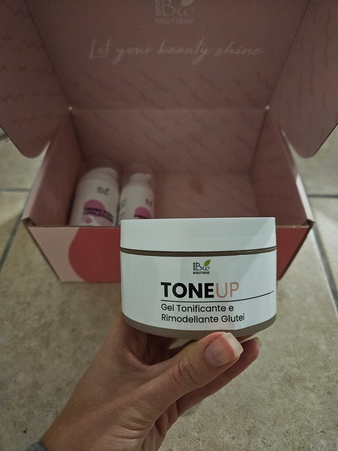 Customer photo review of ToneUp