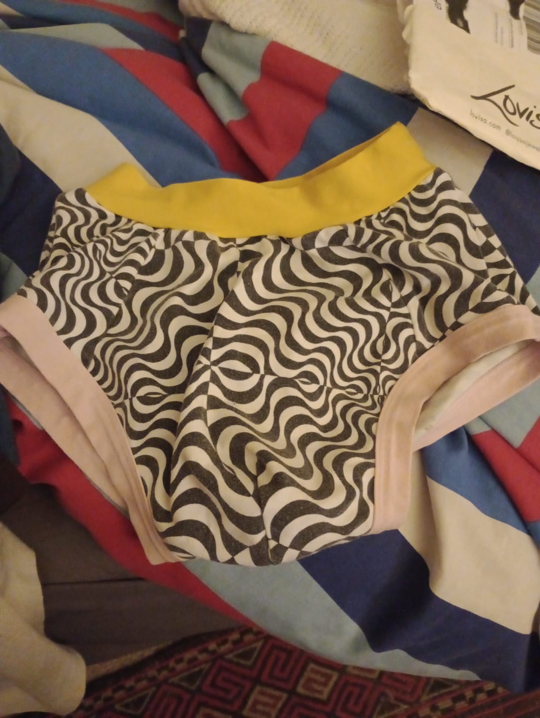 Customer photo review of Pouch Fronted Brief Plain Black