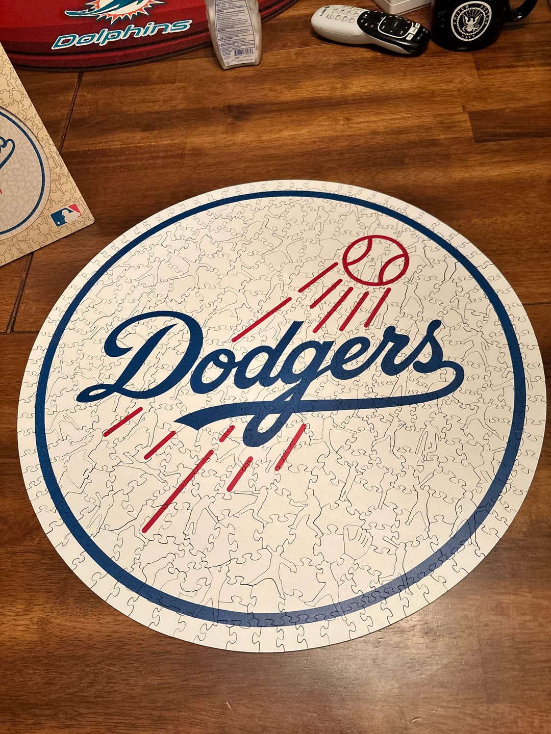 Customer photo review of Los Angeles Dodgers™ - Wooden Puzzle