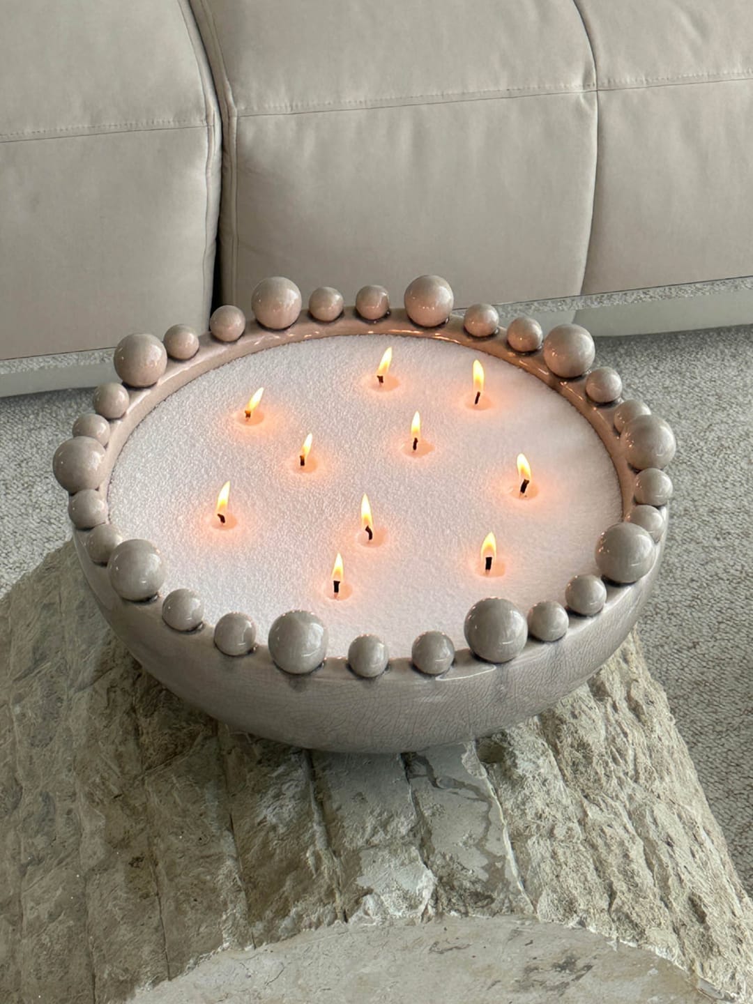 Customer photo review of Candle Sand +30 wicks by Candlera®