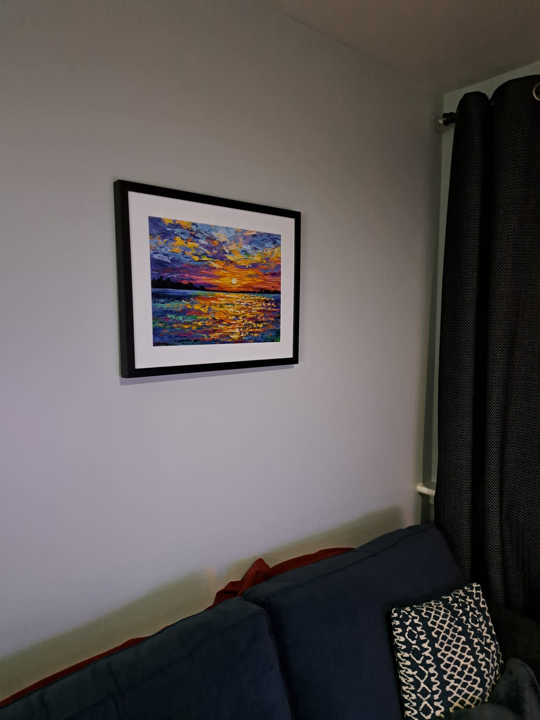 Customer photo review of All Encompassing Sunset Framed Art Print