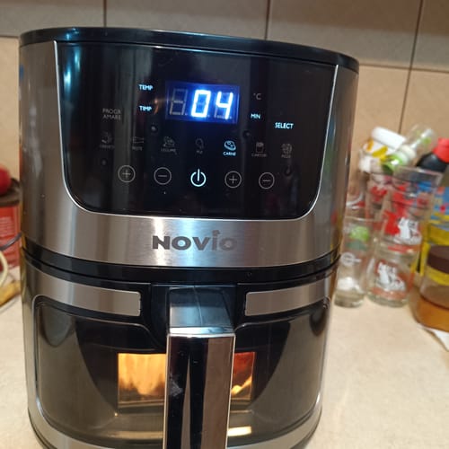 Customer photo review of Air Fryer Novio Grill & Fry