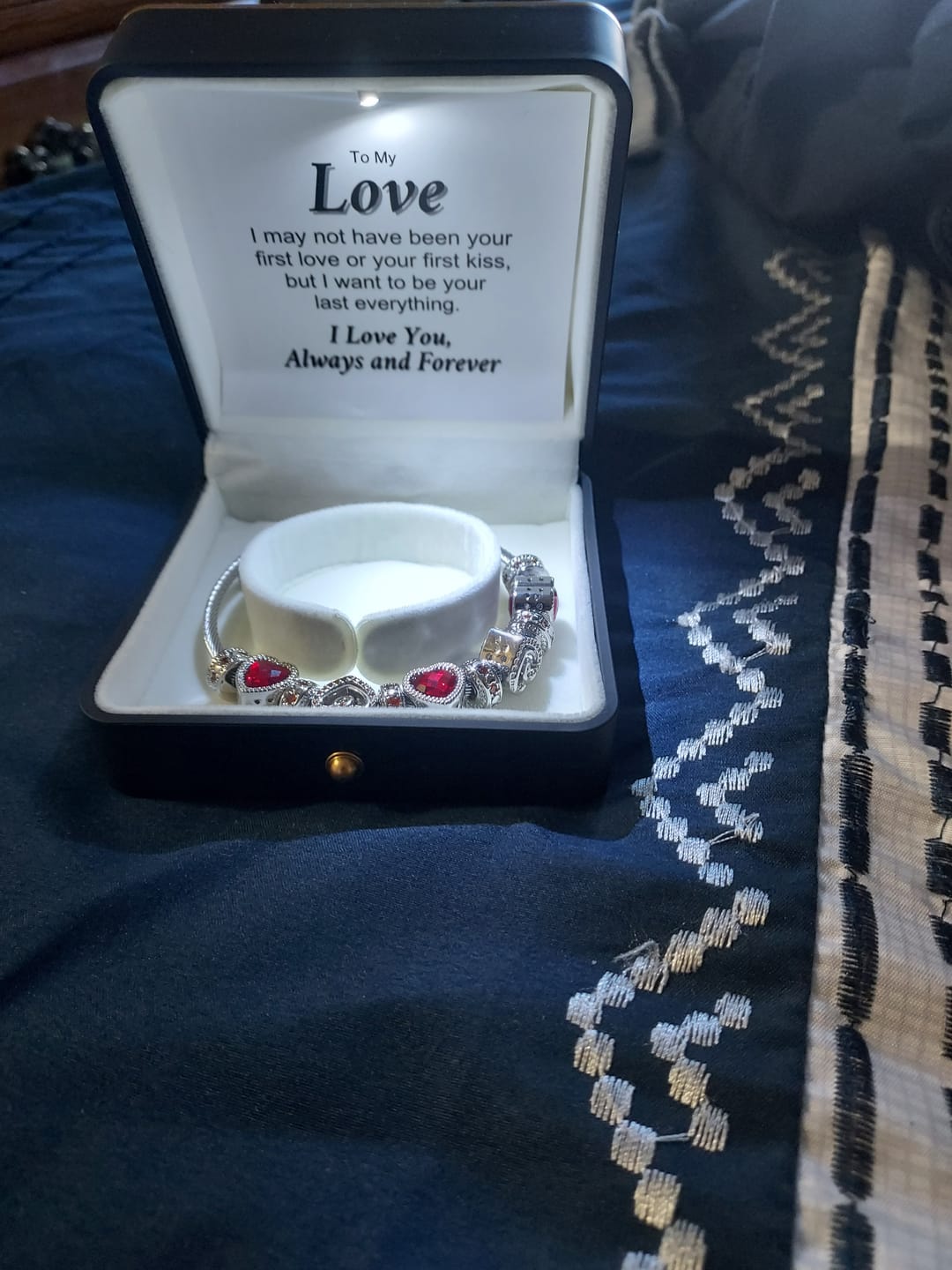 Customer photo review of To My Love - Forever Love Bracelet