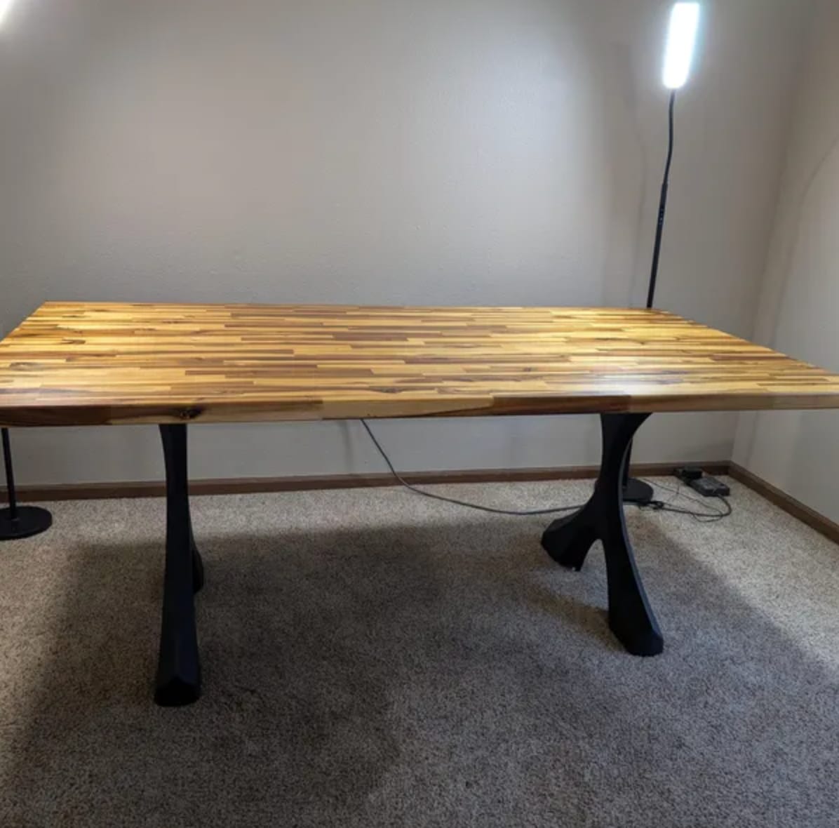 Customer photo review of Table Legs 417 Xavier 28" H Metal X shape Dining Table Legs