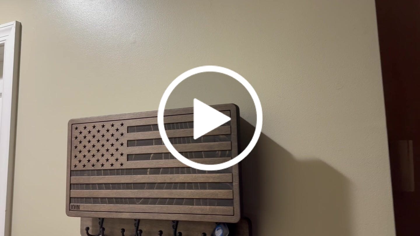 Customer video review of PERSONALIZABLE FLAG MINI CLASSIC