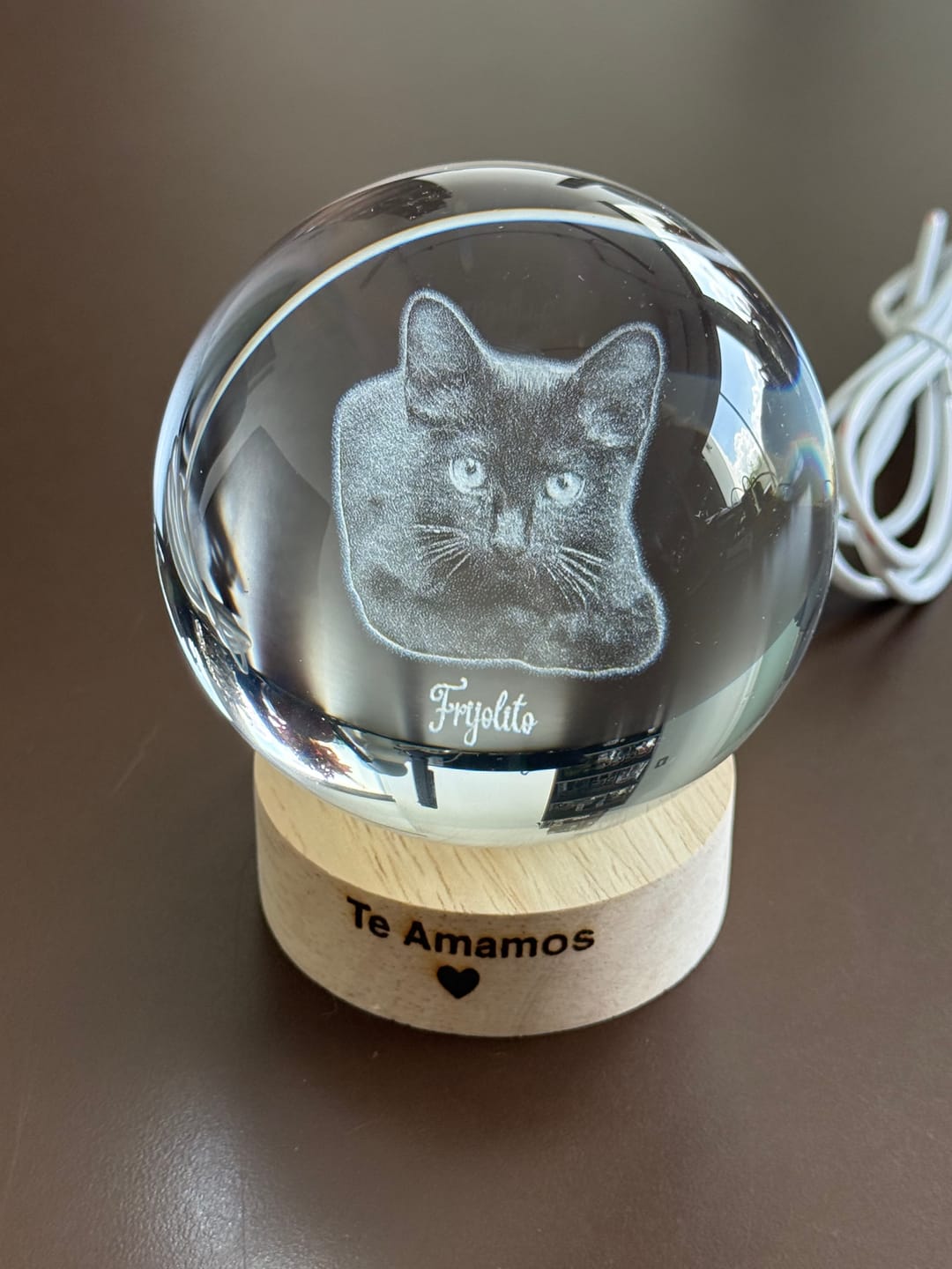 Customer photo review of Esfera de Cristal