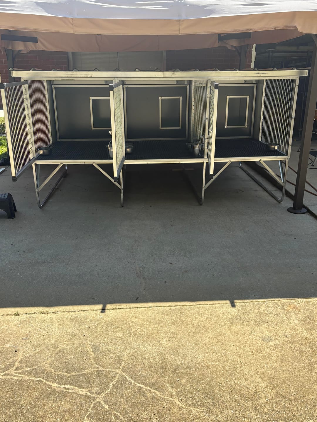 Customer photo review of CozyCube Coldroom Panel Insulated Dog House
