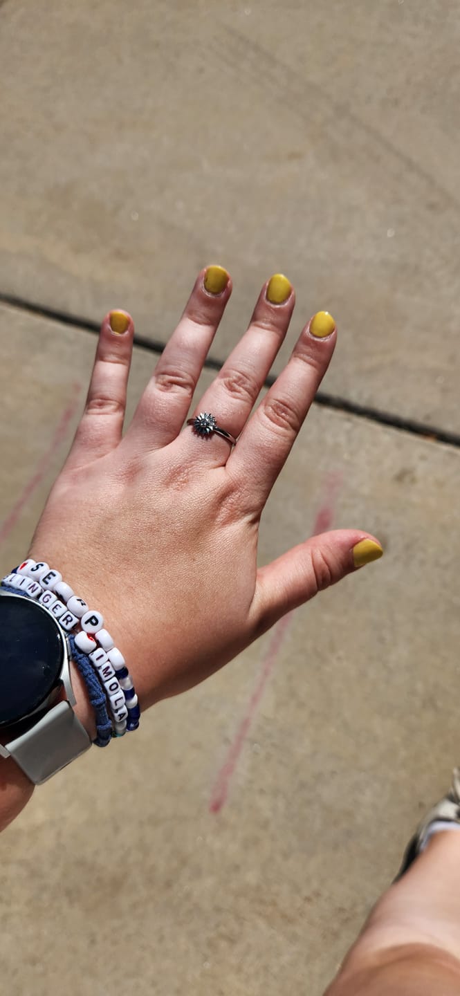 Customer photo review of Eucharist Ring