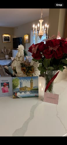 Customer photo review of Red Rose Bouquet