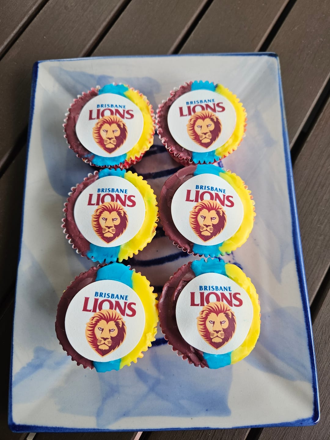 Customer photo review of Brisbane Lions AFL Club - Edible Icing Images