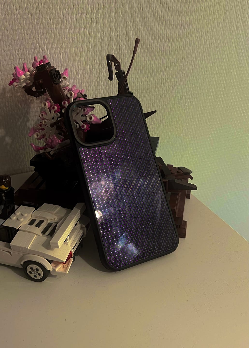 Customer photo review of Carbon Fiber Case Purple