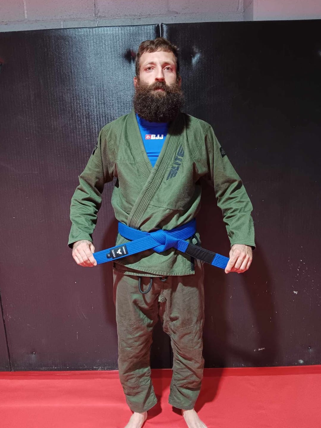 Customer photo review of Brazilian Jiu Jitsu Adults BJJ Blue Belt