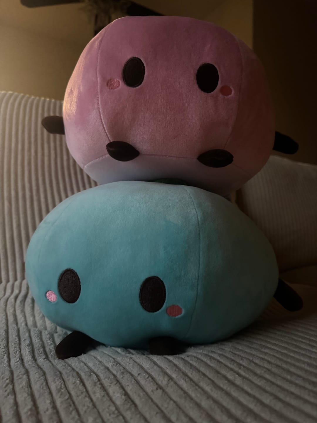 Customer photo review of Stardew Valley - Pink Junimo Pillow Plush