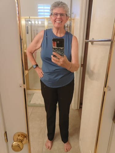 Customer photo review of Nicole Ankle Pant Tall - Black