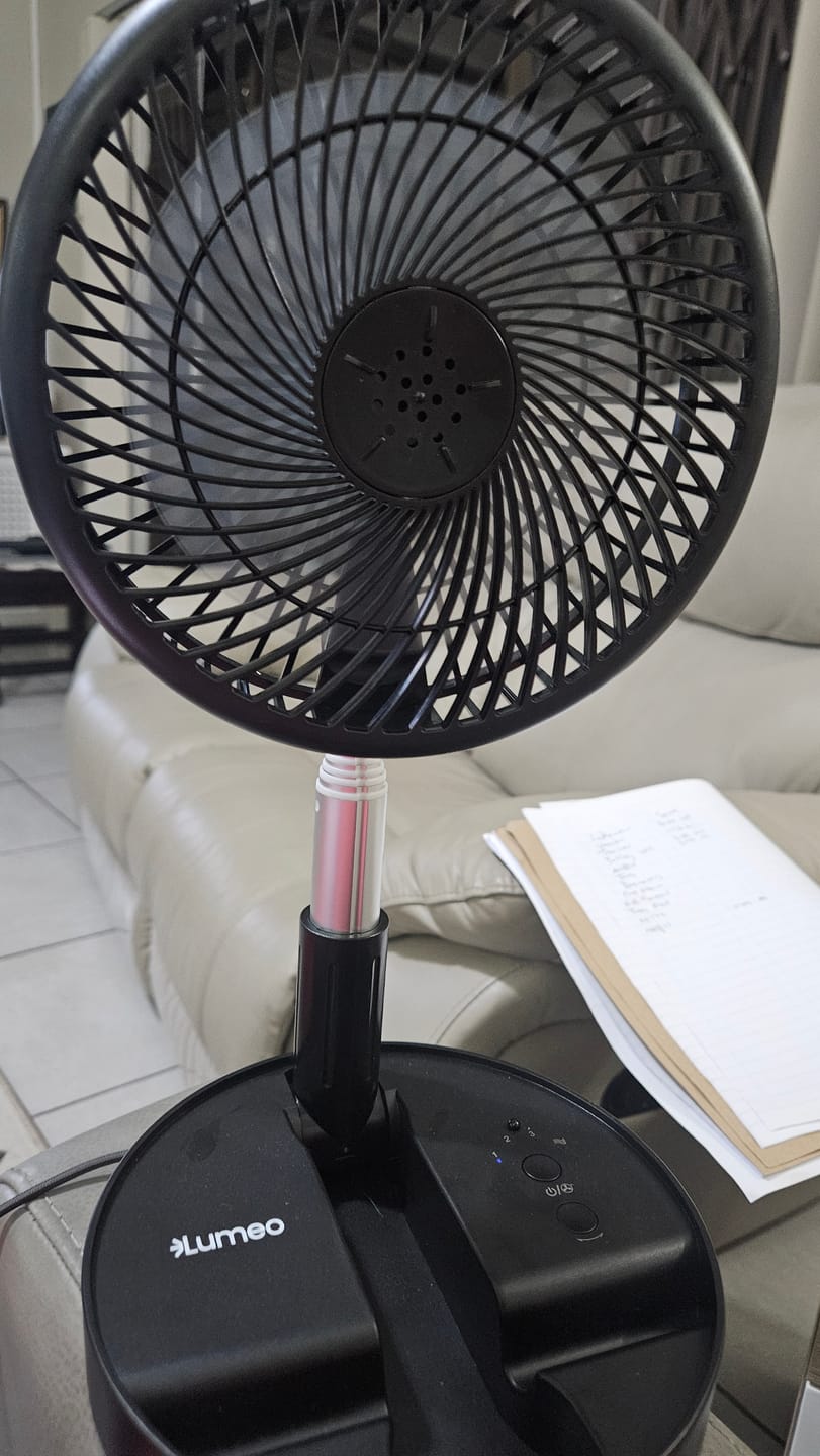 Customer photo review of Lumeo Smart Fan