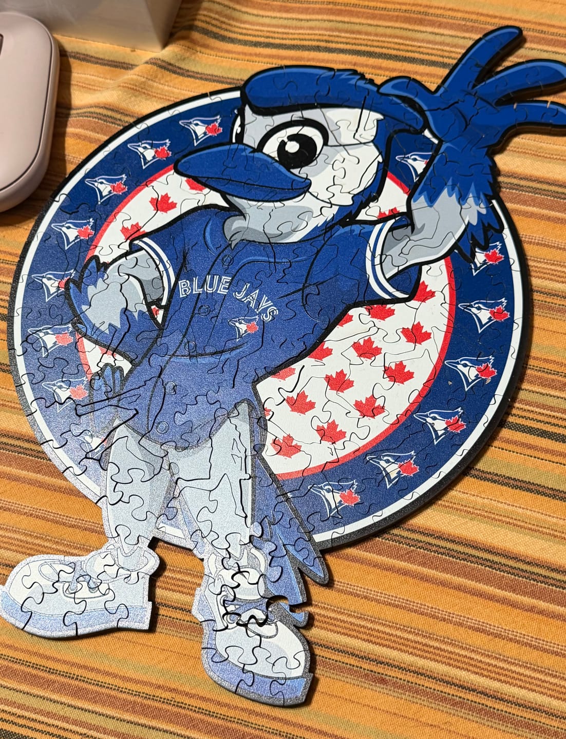 Customer photo review of Toronto Blue Jays™ Mascot - Wooden Puzzle