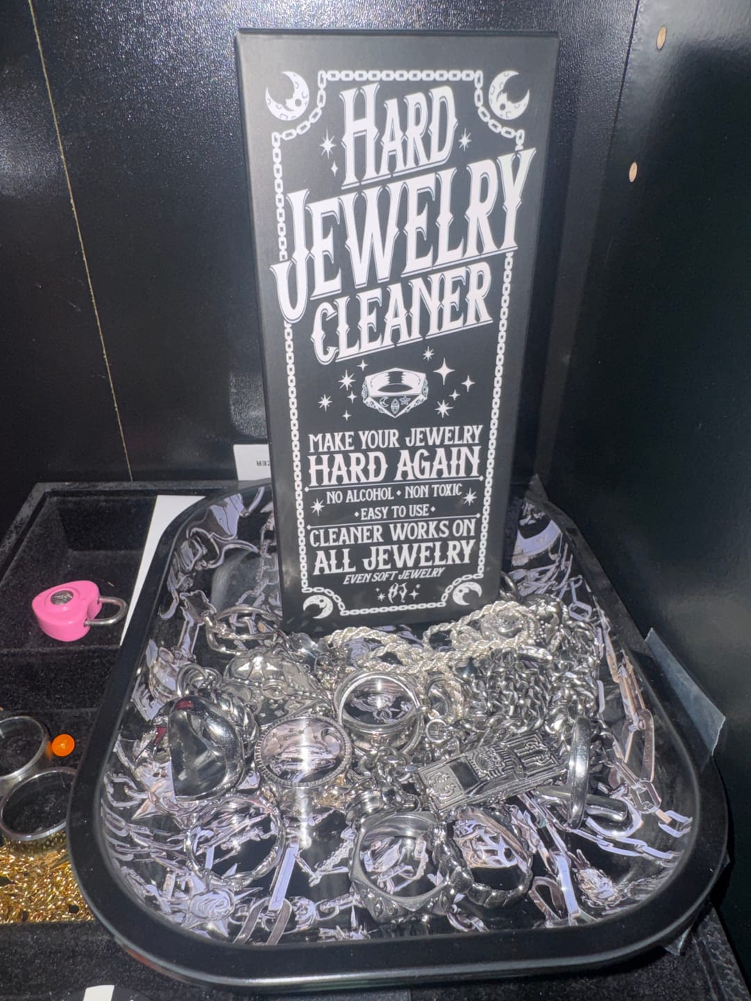 Customer photo review of HARD JEWELRY CLEANER KIT