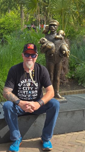 Customer photo review of OVERLORD X South Park: Satan Velvet Trucker Cap