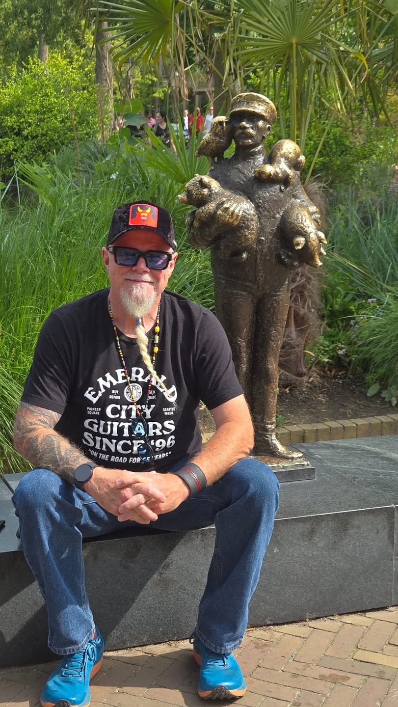 Customer photo review of OVERLORD X South Park: Satan Velvet Trucker Cap