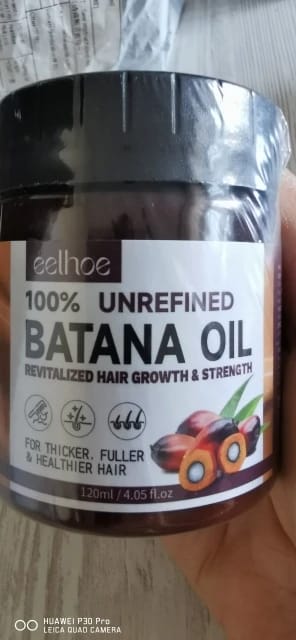 Customer photo review of Batana Oil Hair Mask Growth And Nourishment — Clear | KIMLUD