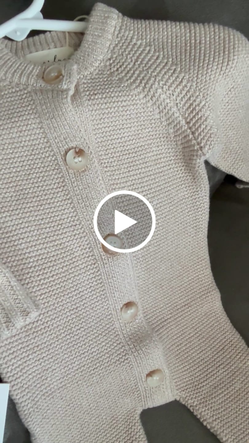 Customer video review of Luna + Luca Classic Purl Knit Jumpsuit - Heather Beige