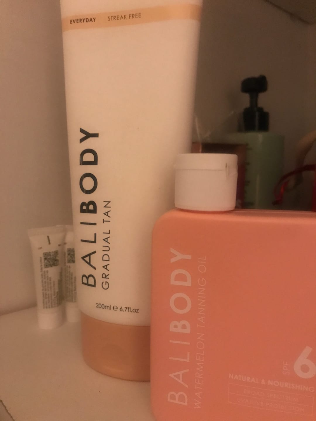 Customer photo review of Face Tan Mist