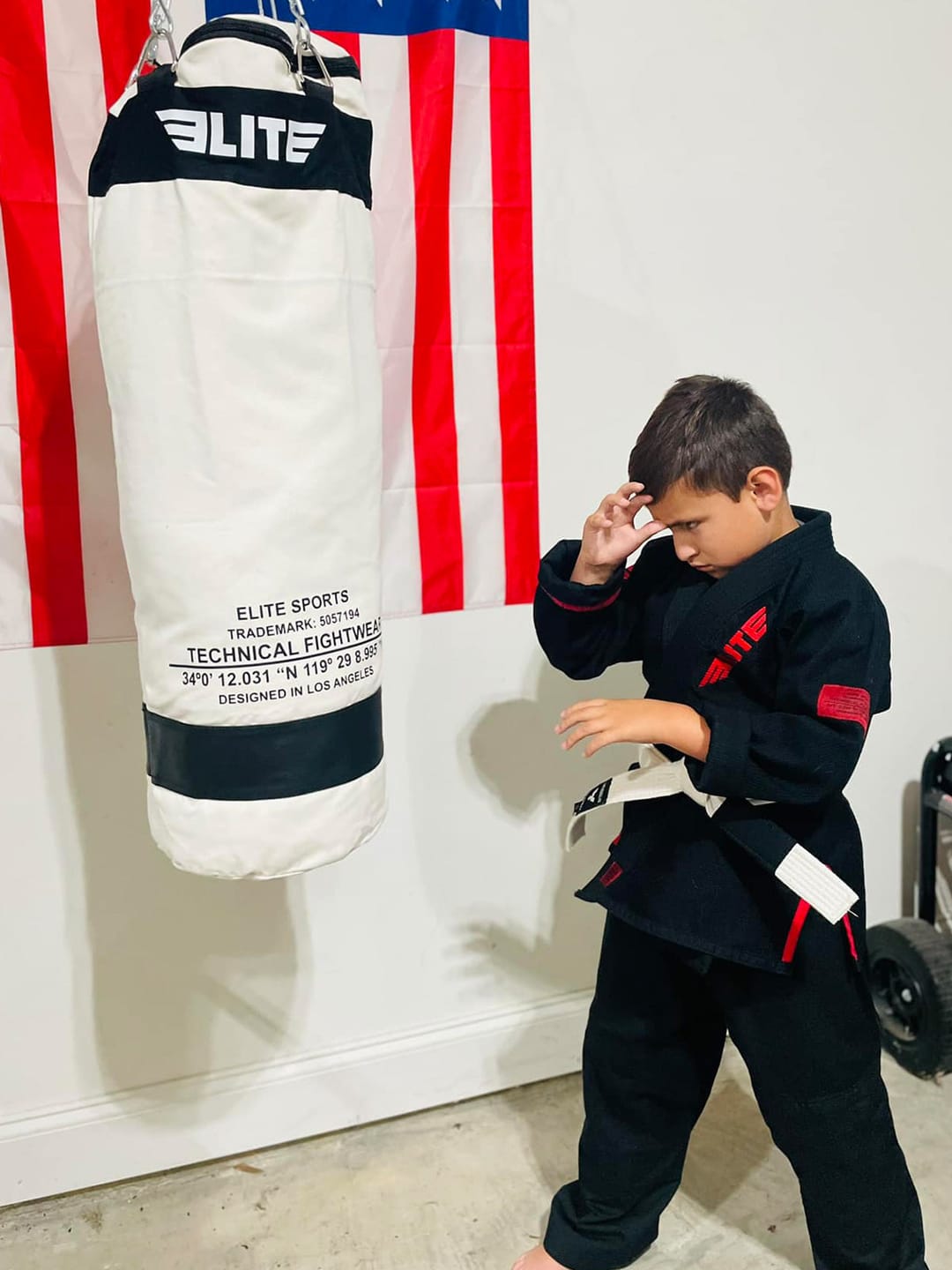 Customer photo review of Brazilian Jiu Jitsu Kids BJJ White Belt