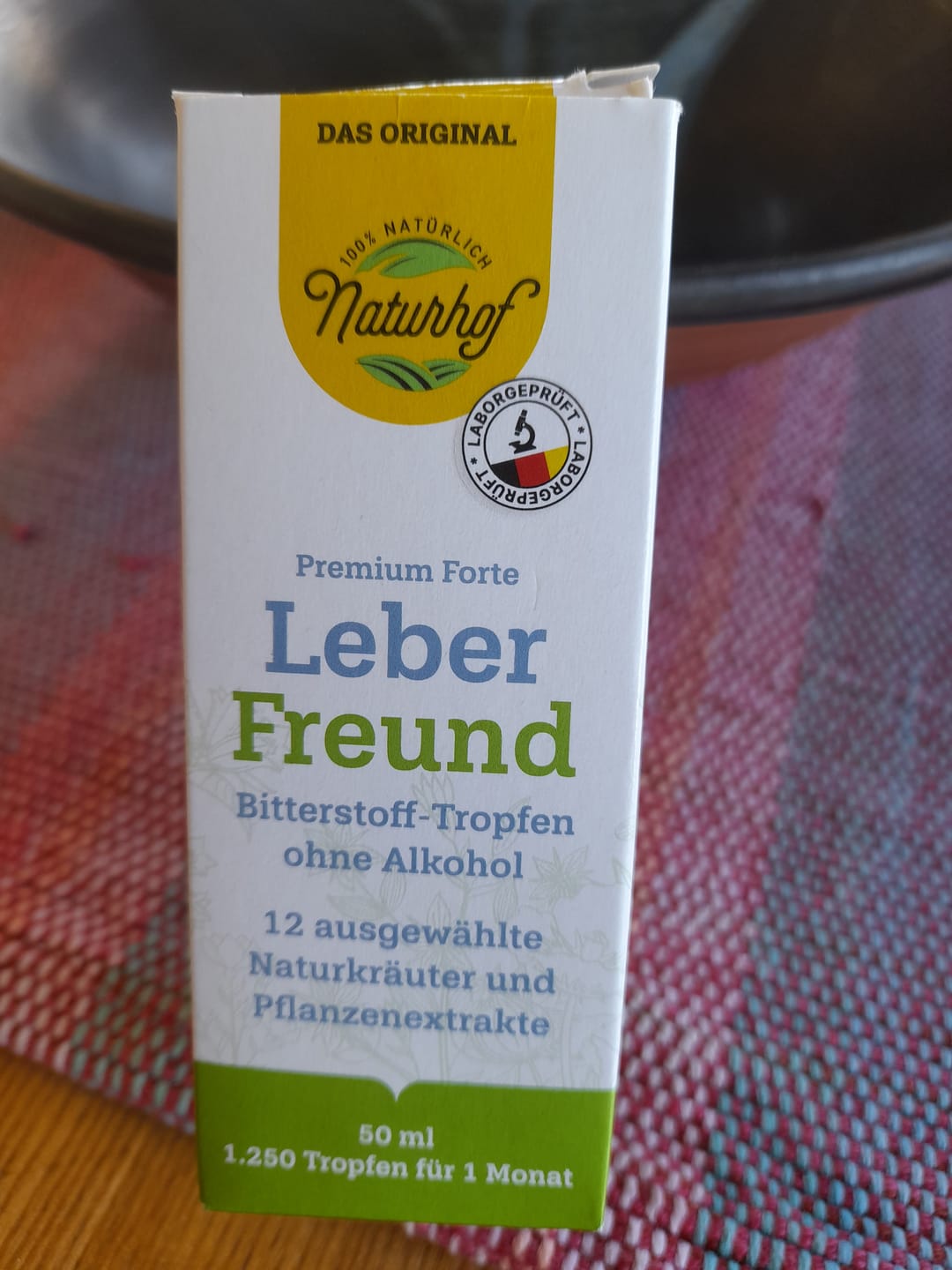 Customer photo review of Leber Freund Bitterstoff-Tropfen