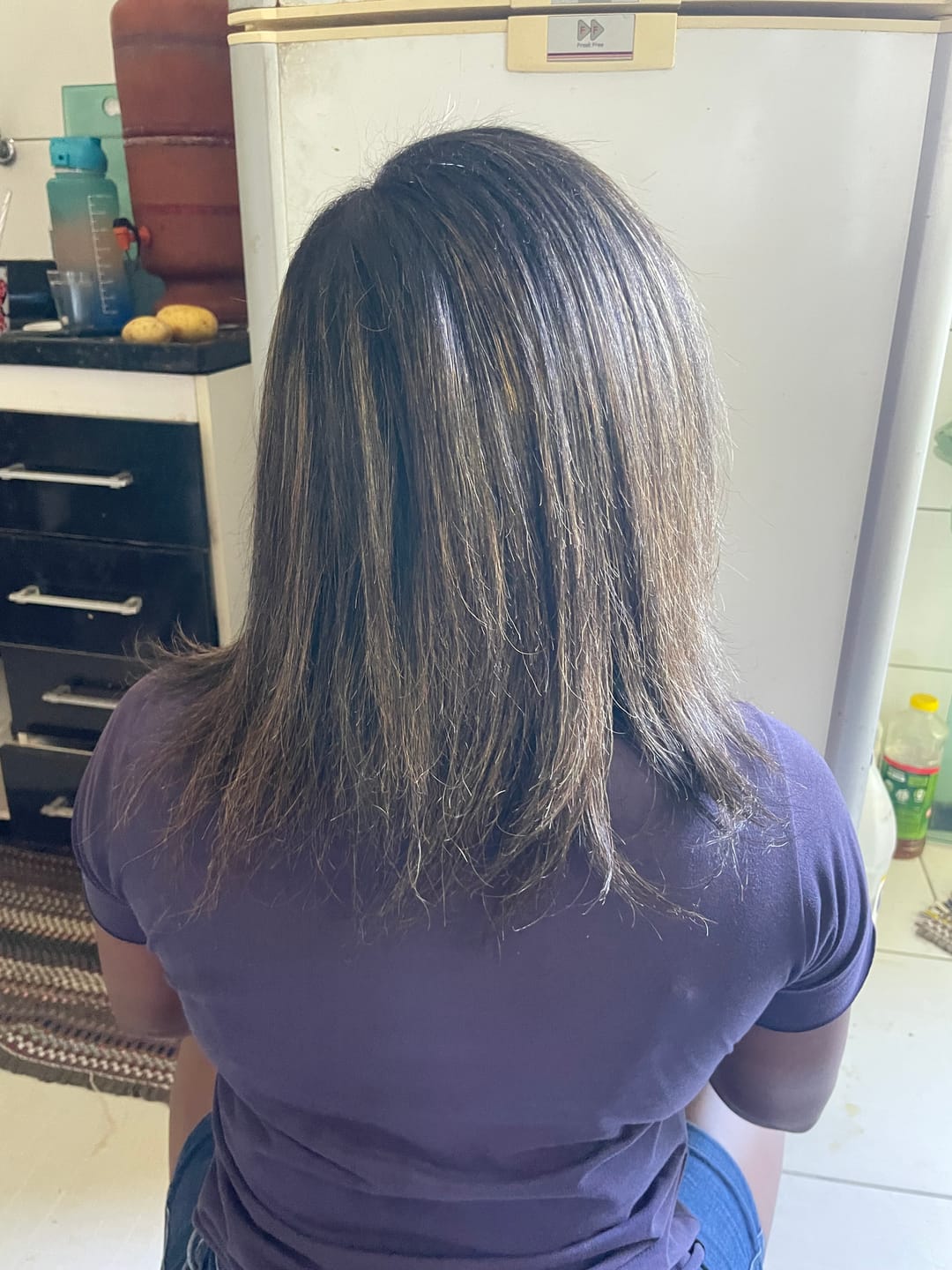 Customer photo review of Luminus Hair Caps