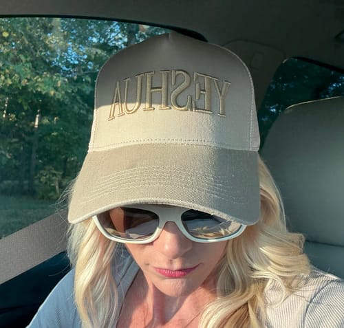 Customer photo review of Hat: Yeshua