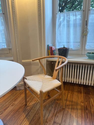 Customer photo review of ROSARIO - Lot de 2 chaises en bois massif et corde naturelle