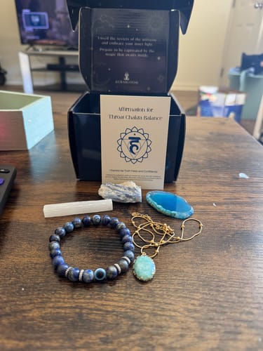 Customer photo review of AuraBloom Subscription Box