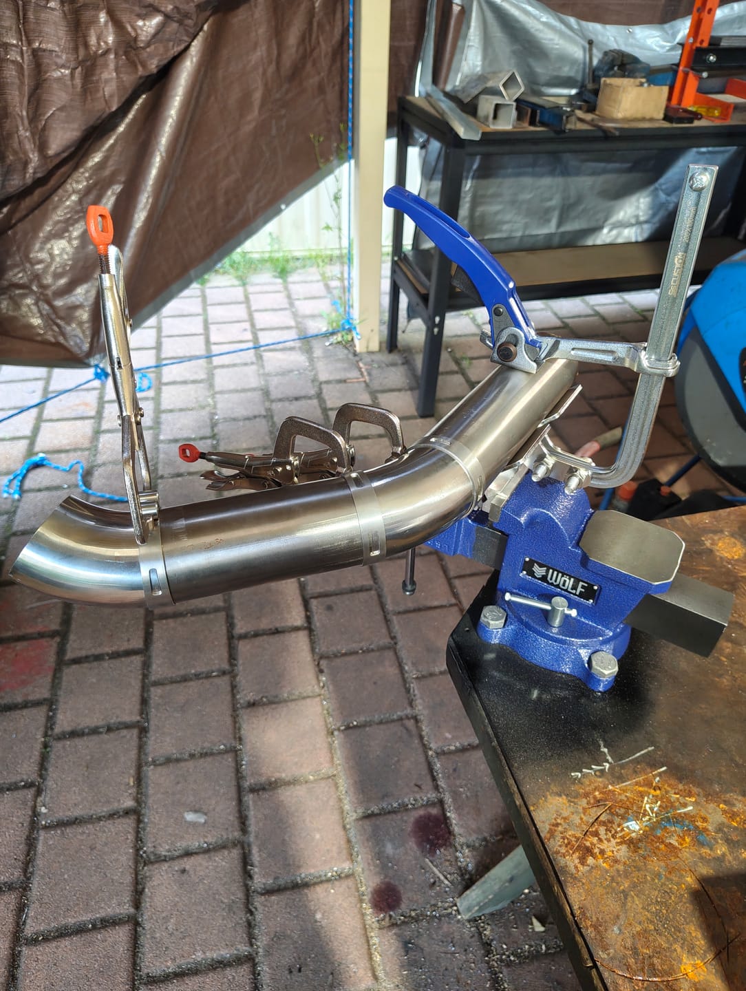 Customer photo review of Pipe Vice Mini