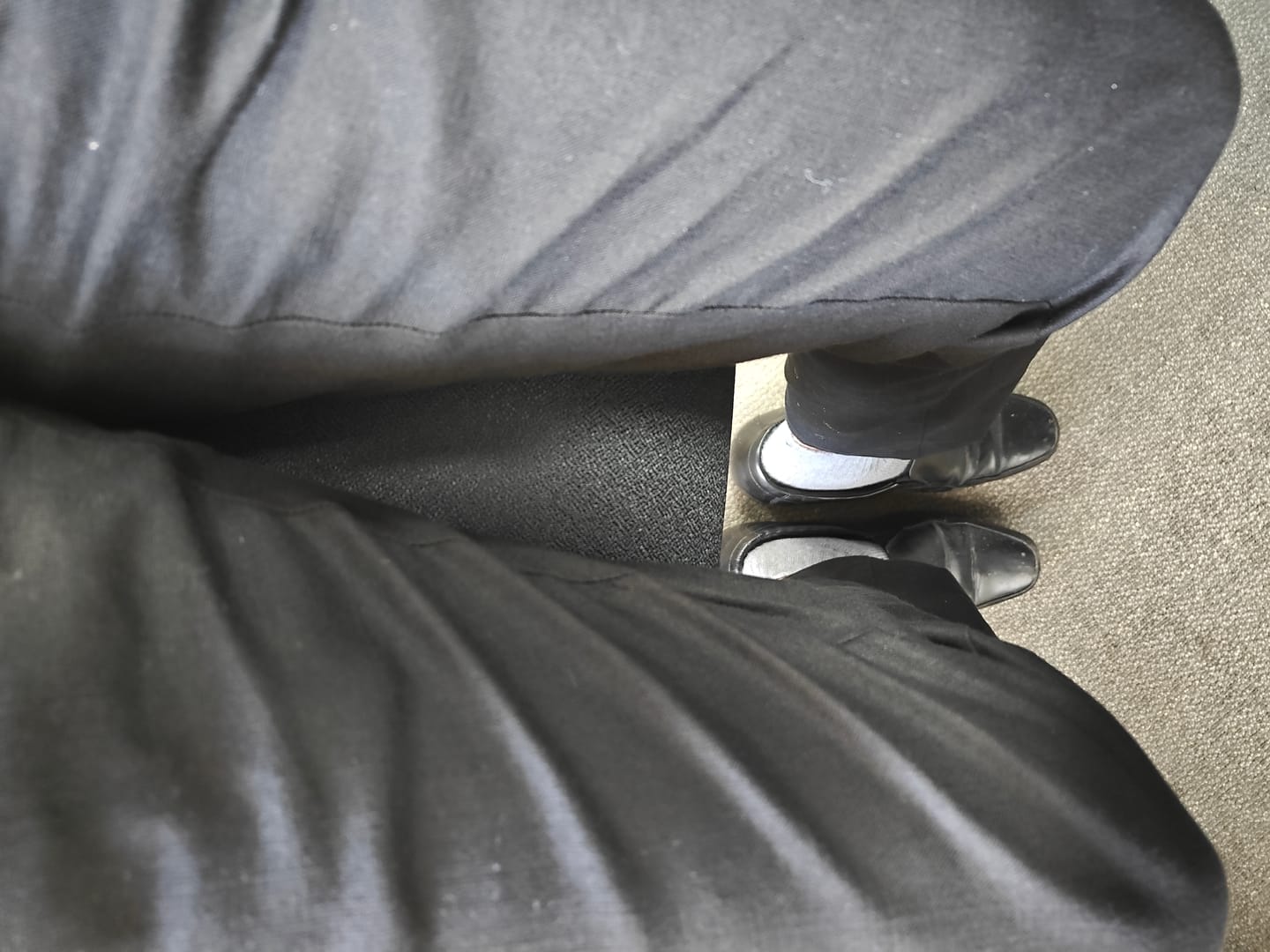 Customer photo review of Kansas - Black Trouser For Men | Ariser