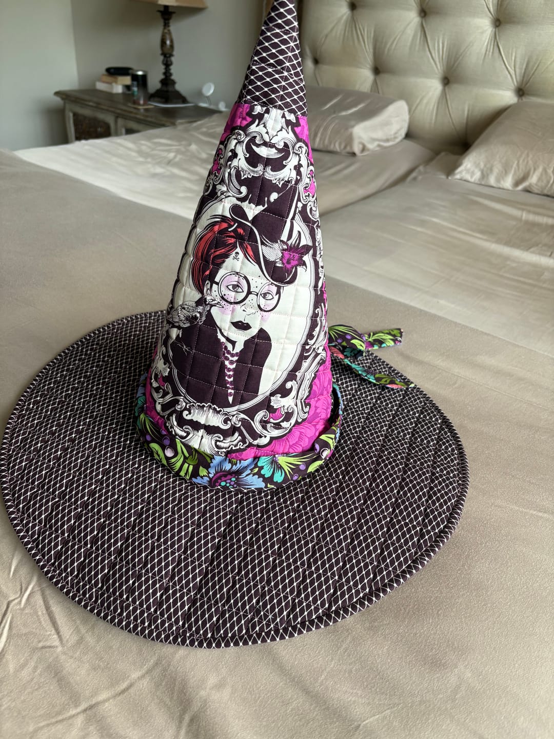 Customer photo review of Spellbound Quilted Witch Hat Sewing Pattern | Digital PDF Pattern