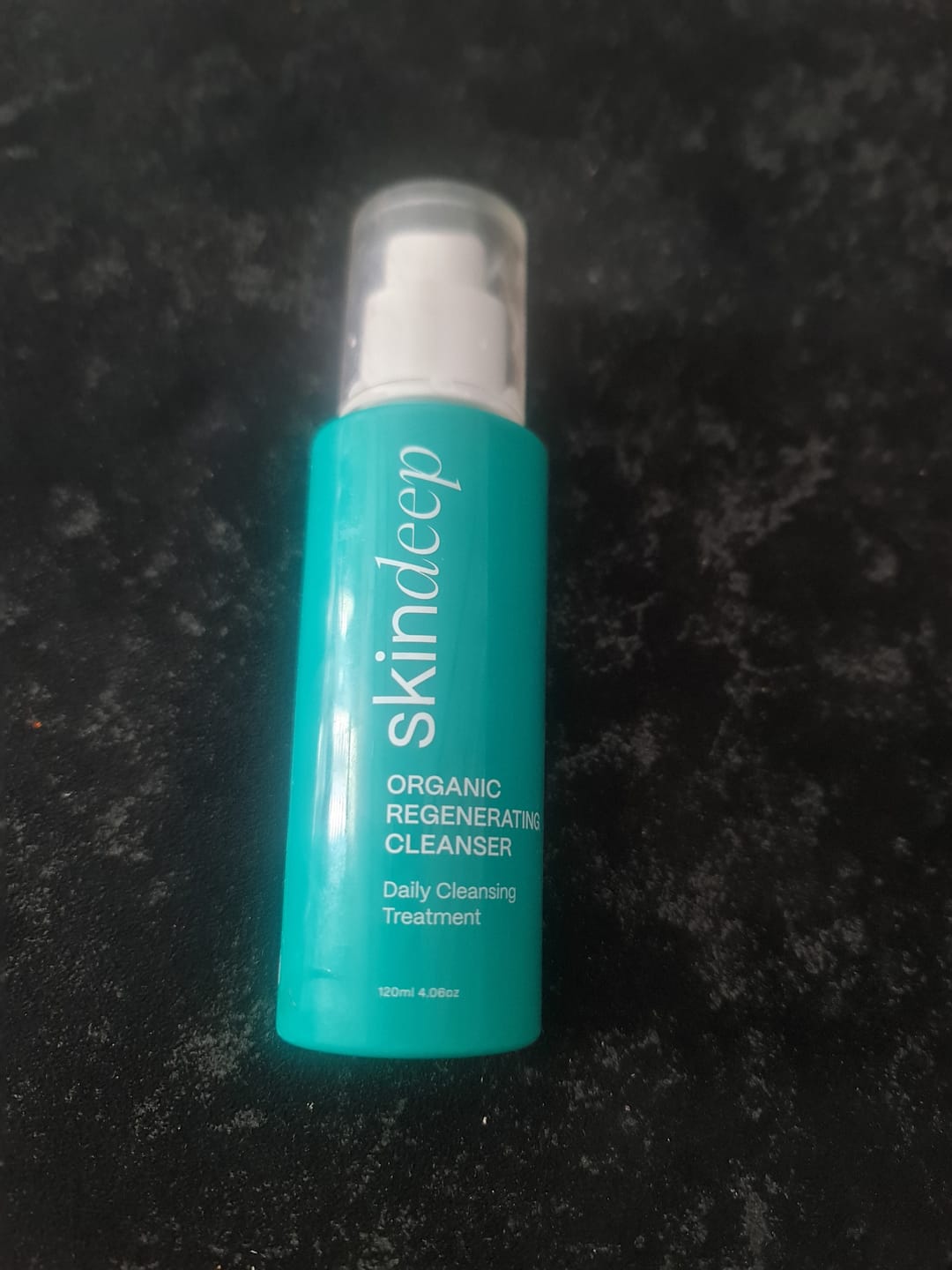 Customer photo review of ORGANIC REGENERATING FACE WASH - Daily Cleansing Treatment