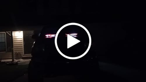 Customer video review of LED Windshield Eyes - Transform Your Truck Into a Beast