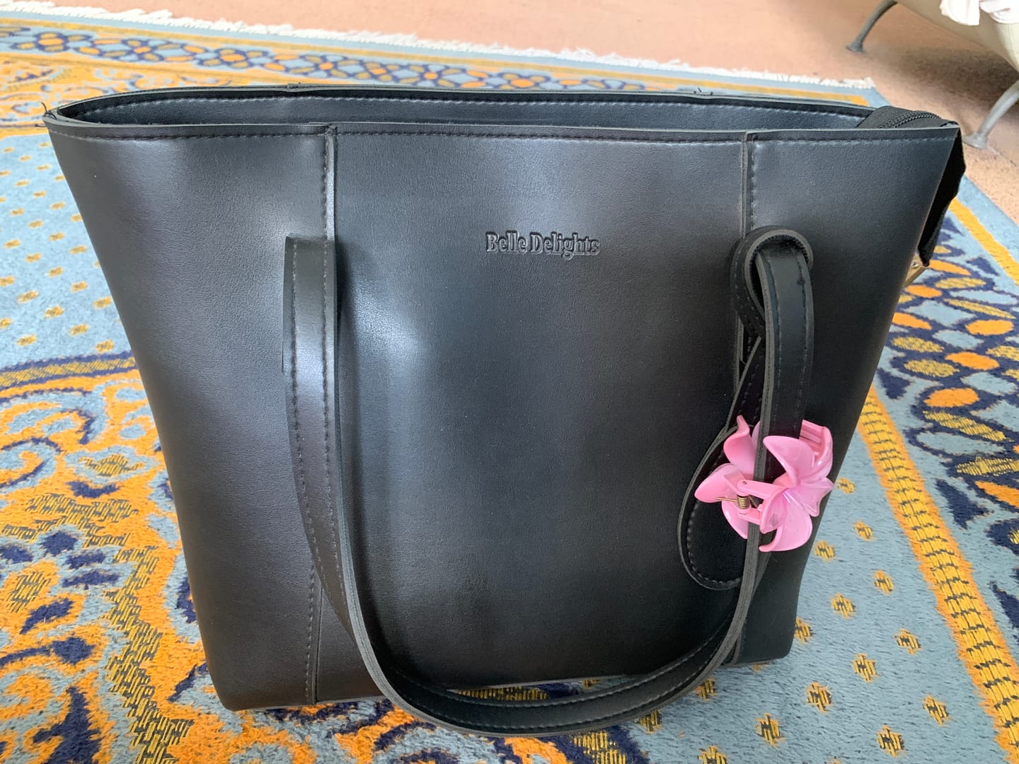 Customer photo review of Black Belle The Tote Bag