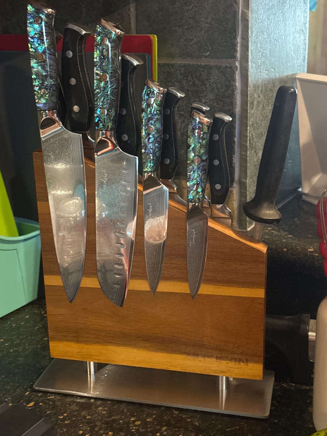 Customer photo review of Abalone Chef Knives