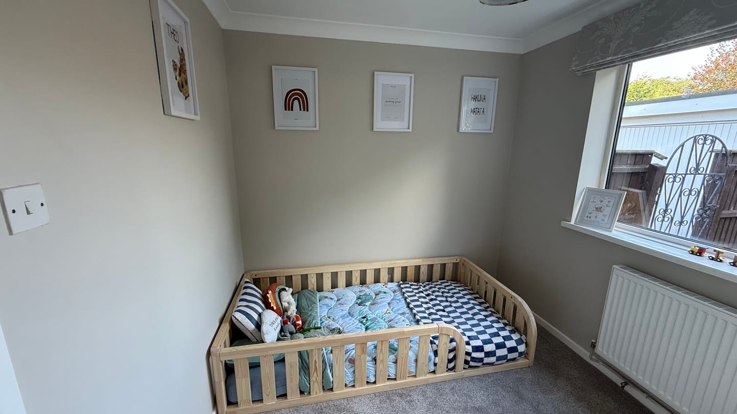 Customer photo review of Toddler Floor Bed