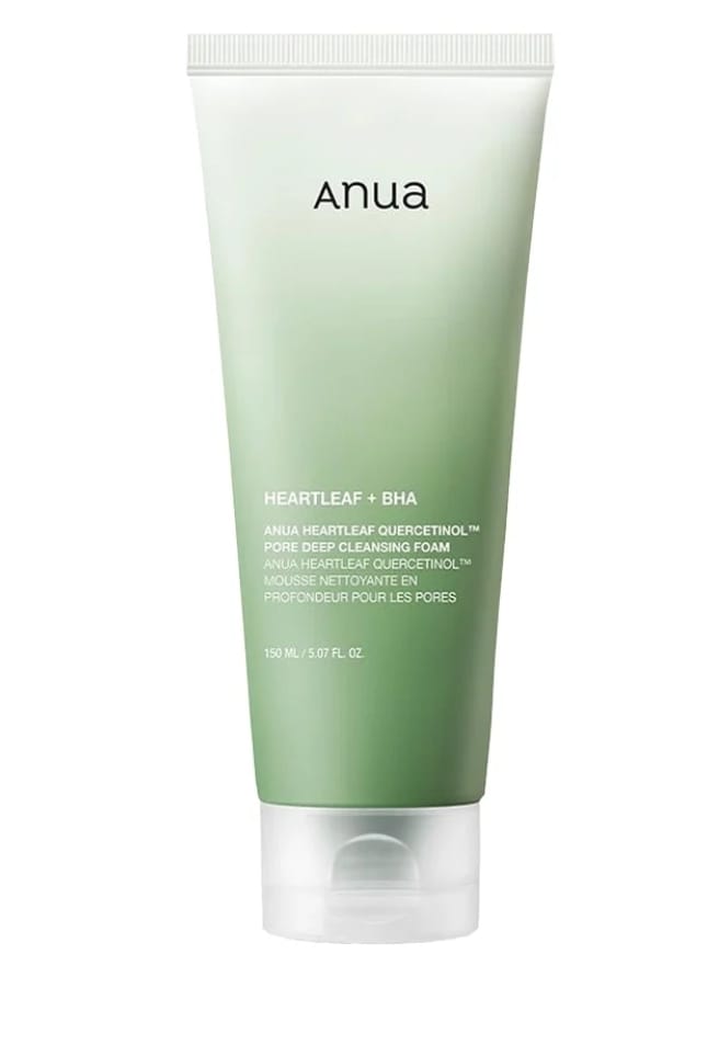 Customer photo review of Putiņas dziļai sejas mazgāšanai un attīrīšanai Anua Heartleaf Quercetinol Deep Pore Cleansing Foam