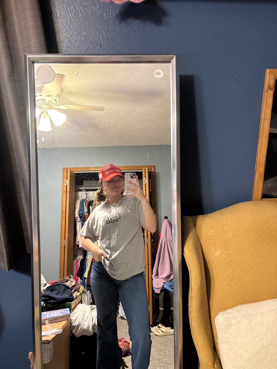 Customer photo review of New MAGA 45 47 Red Hat
