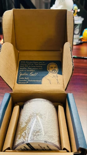 Customer photo review of Shower Filter Cartridge Replacement