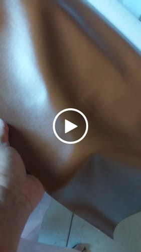 Customer video review of CEDRO 0.8MM COM FUNDO DE MALHA COR CARAMELO