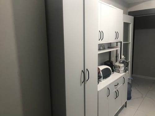 Customer photo review of Rani JE133 Çok Amaçlı Dolap 10 Kapaklı 1 Çekmeceli Kiler Mutfak Dolabı Beyaz