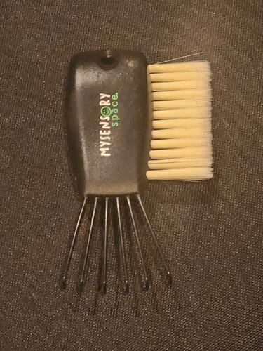 Customer photo review of My Sensory Space Hairbrush Cleaner